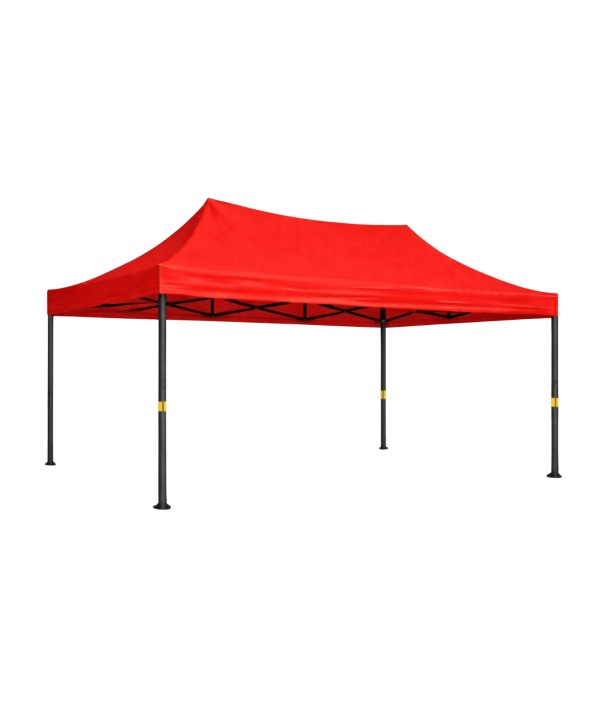 barnum-pliant-3x45-rouge-premium-acier-40-mm-sans-parois