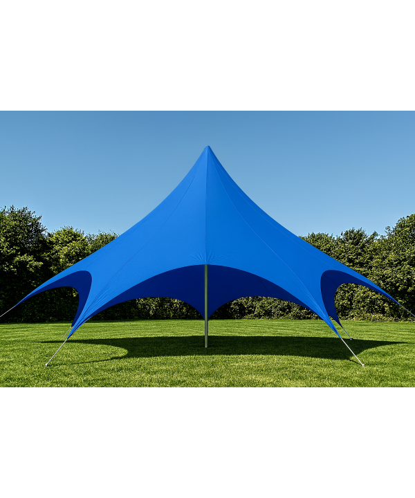 Tente étoile bleue diamètre 10 m